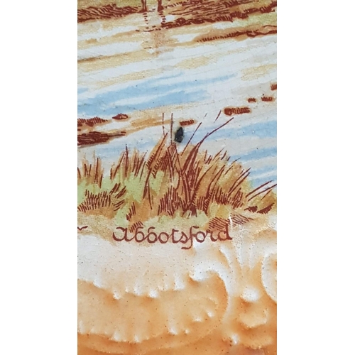 561 - Vintage Ceramic 'Cottage Scene' Plate, Hungerford Arcade 'The Ceramic Art Co Ltd', (Approx. Ø: 19.5c... 