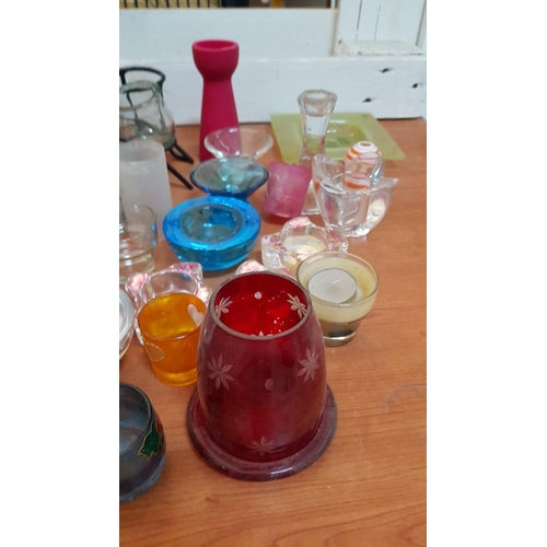 574 - Large Collection of Assorted Candle Holders, (20)