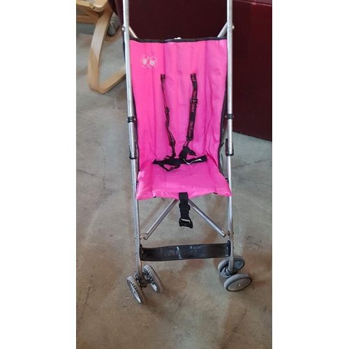 90A - Umbrella Stroller, Folding 'Sweet Girl' Pink Stroller