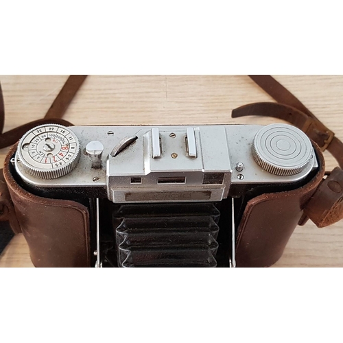 22 - Vintage Agifold camera by Agilux of Croydon in original leather case, together with a Kershaw 110 fo... 