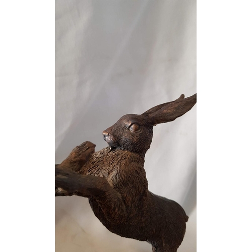 42 - Figure of ‘March Hares’ – 23cm x 19 overall