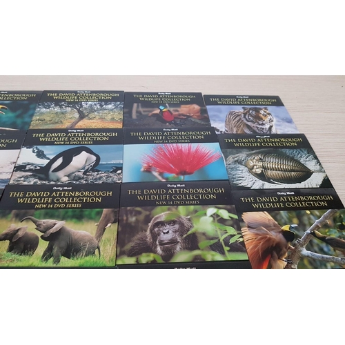 64 - Collection of 25 x David Attenborough Wildlife Collection DVDs, BBC / Daily Mail, 