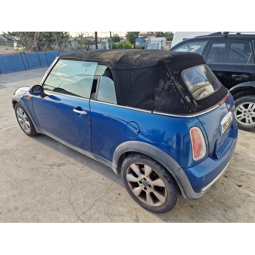 102A - Mini Cooper Convertible, (2006), Automatic 1.6L Petrol, 170,000 Miles, Metallic Blue with Electric B... 