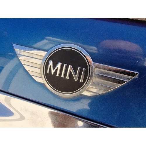 102A - Mini Cooper Convertible, (2006), Automatic 1.6L Petrol, 170,000 Miles, Metallic Blue with Electric B... 