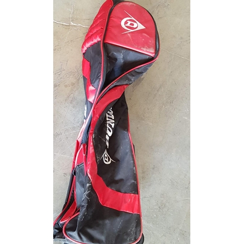 692 - Dunlop Red & Black Colour Large Golf Cart Bag