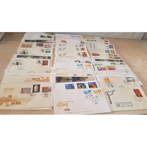 572y - Large Collection of Approx. 150 Cyprus First Day Cover Stamps