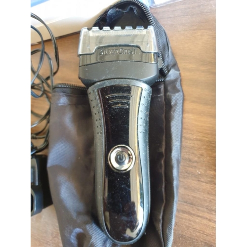 245 - Silvercrest and Adler rechargeable cordless shavers. (basic test and working)