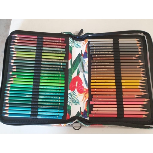 84 - Kit and Clowder set of coloured pencils in carry case