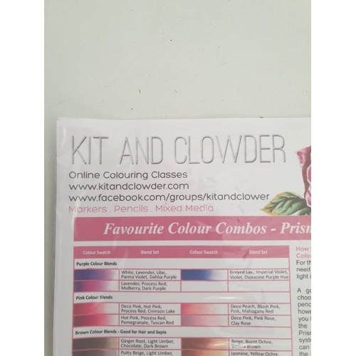 84 - Kit and Clowder set of coloured pencils in carry case