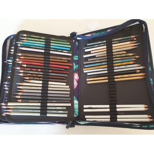 87 - Set of Prismacolour coloured pencils in carry case