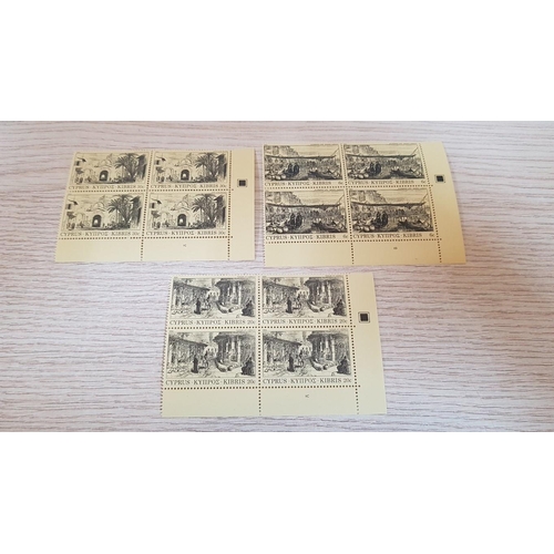 182 - Collection of Vintage Cyprus Stamps; 'Cyprus 1984 - Cyprus Engravings', (24 Pieces)