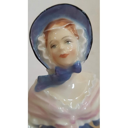 185 - Royal Doulton Porcelain Figurine, 'Alice', (HN3368, 1990), (Approx. H: 21cm)