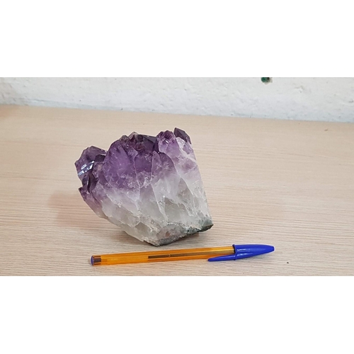 190 - Collection of 5 x Large Pcs of Amethyst Quartz Crystals, (Approx. 13-15cm each, 750g - 1.4kg Weight ... 