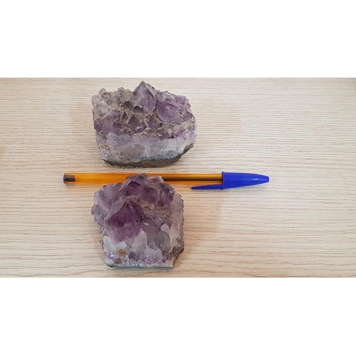 192 - Large Collection of Amethyst Quartz Crystal, (Ranging from 180g - 350g, 6cm to 15cm), (11pcs)