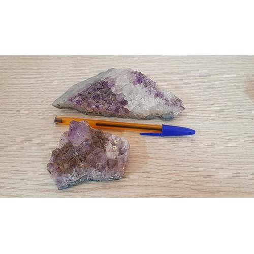 192 - Large Collection of Amethyst Quartz Crystal, (Ranging from 180g - 350g, 6cm to 15cm), (11pcs)