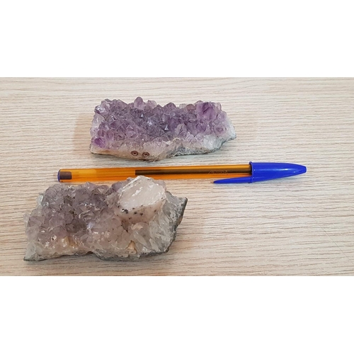 193 - Collection of Small Gemstone Crystals and Amethyst Quartz, (Approx. Ranging from 85g to 235g, 1.5cm ... 