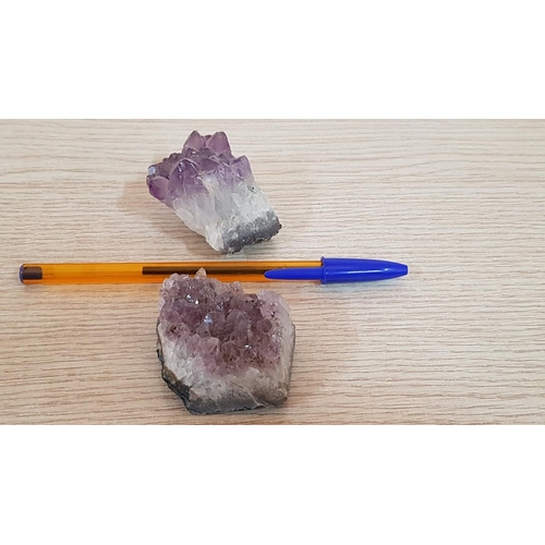 193 - Collection of Small Gemstone Crystals and Amethyst Quartz, (Approx. Ranging from 85g to 235g, 1.5cm ... 