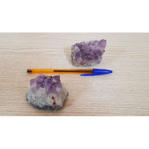 193 - Collection of Small Gemstone Crystals and Amethyst Quartz, (Approx. Ranging from 85g to 235g, 1.5cm ... 