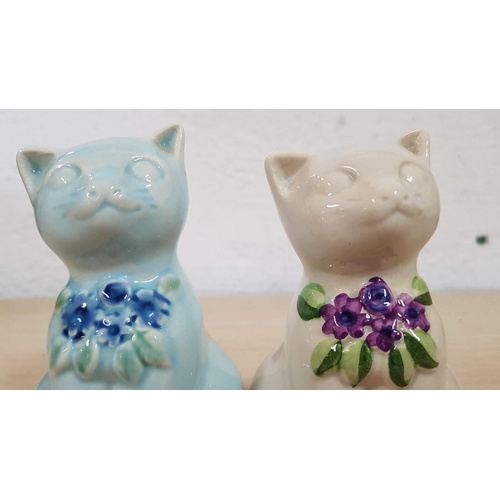 194 - 'Rosa LJung' Cats Collection; Vintage Swedish Ceramic Cat Figurines, Mid-Century, (Approx. H: 11.5cm... 