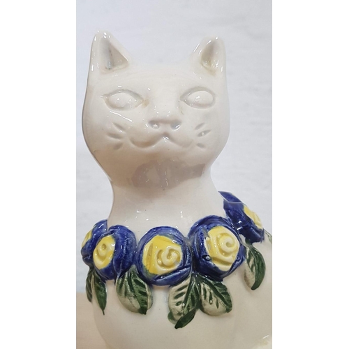 194 - 'Rosa LJung' Cats Collection; Vintage Swedish Ceramic Cat Figurines, Mid-Century, (Approx. H: 11.5cm... 