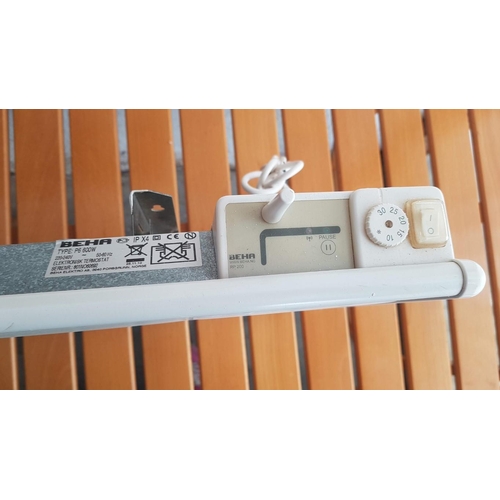 326 - Beha Wall Panel Electronic Thermostat Heater, IPX4, Type P6 600W, (Approx. 55 x 41.5cm), (untested)