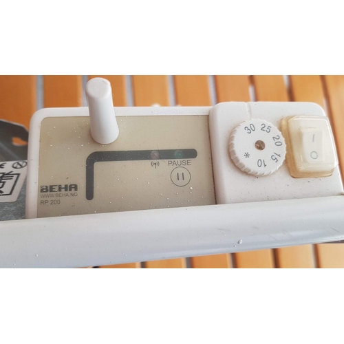 326 - Beha Wall Panel Electronic Thermostat Heater, IPX4, Type P6 600W, (Approx. 55 x 41.5cm), (untested)