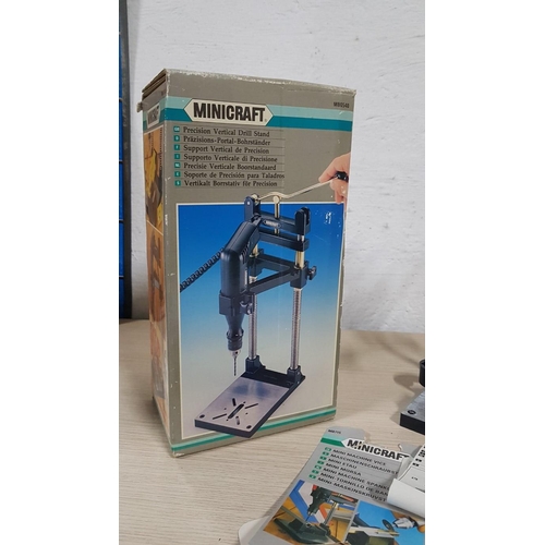 365 - 'Minicraft' Precision Vertical Drill Stand, (MB0540), Heavy Metal Construction, Boxed