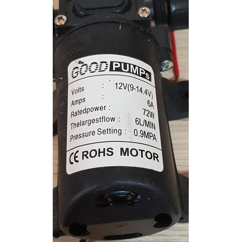 369 - 'Good Pumps' 12v Water Pump (ROHS Motor), Untested