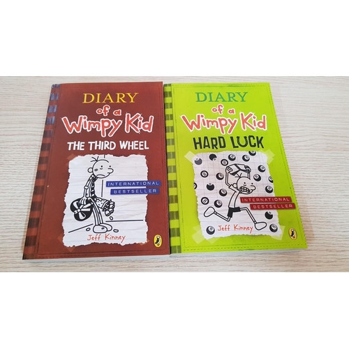 389 - 'Diary of a Wimpy Kid', 4 x Volumes by Jeff Kinney, (English), (4)