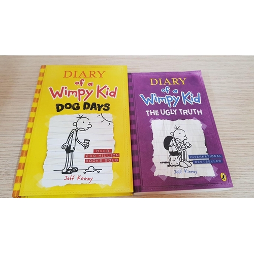 389 - 'Diary of a Wimpy Kid', 4 x Volumes by Jeff Kinney, (English), (4)