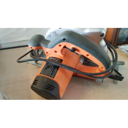 43 - ‘Nutool’ - NXPC – 1300 – 185 mm electric circular saw in box with instructions and  sawing guide .  ... 