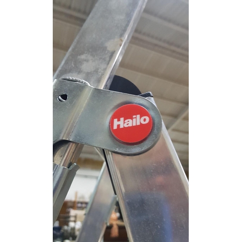 351 - 'Hailo' Aluminium 5-Step Folding Step Ladder