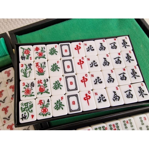 35 - Cased Mahjong Set, * Looks Unused *