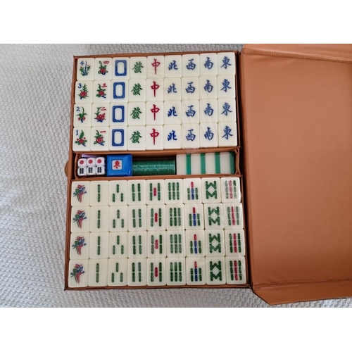 233 - Cased Mahjong Set, Looks Unused