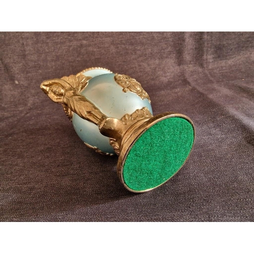 297 - Decorative Table Lighter with Twin Handle Gilt Base, (Approx. H: 11cm)