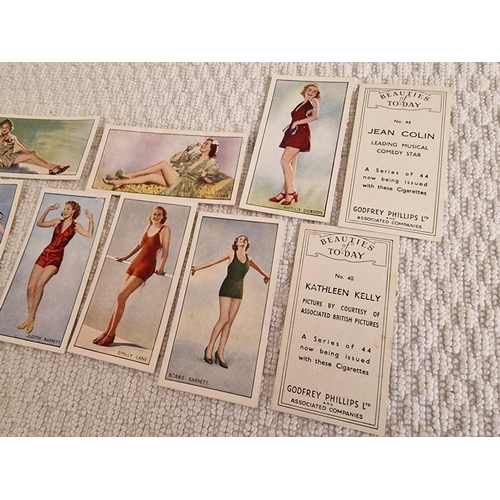 305 - Collection of Vintage and Antique Cigarette Cards; Various Sets or Groups, Approx. 88 Pcs, (see mult... 