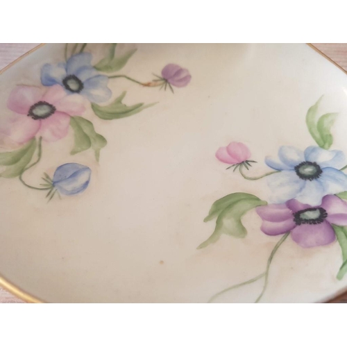 620 - 2 x Vintage Small Porcelain Dishes; 'Porzellan GDR Krone' with Rose Motif (Ø: 14cm) and 'Altrohlau M... 