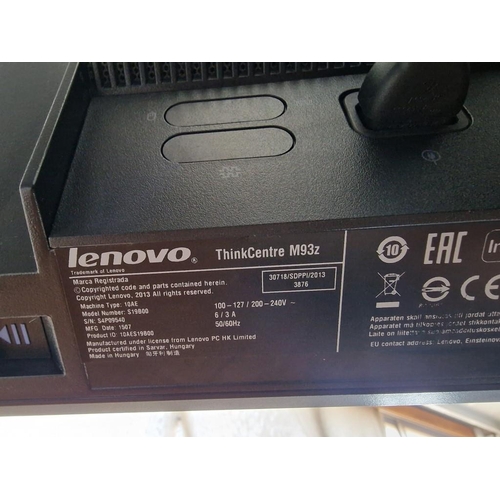 146 - Lenovo ThinkCentre M93z All-in-One PC, (Model No. S19B00), with Windows 10 Pro, Intel Core i7, 3.10G... 