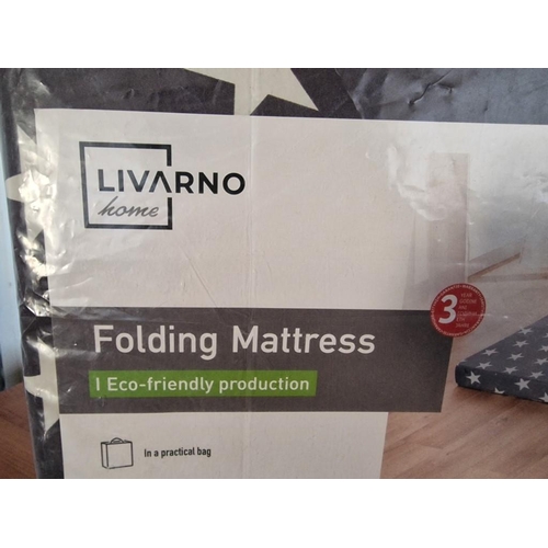 416 - 'Livarno Home' Folding Mattress / Seat, (No. 497126), Looks Unused in Packet, (Approx. 190 x 65 x 8.... 