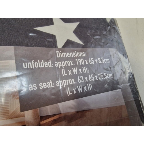 416 - 'Livarno Home' Folding Mattress / Seat, (No. 497126), Looks Unused in Packet, (Approx. 190 x 65 x 8.... 