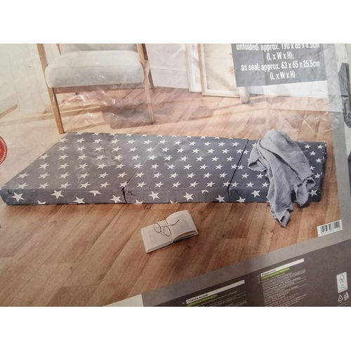 416 - 'Livarno Home' Folding Mattress / Seat, (No. 497126), Looks Unused in Packet, (Approx. 190 x 65 x 8.... 