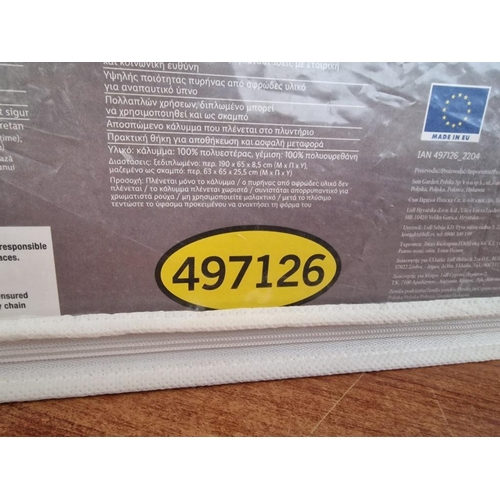 416 - 'Livarno Home' Folding Mattress / Seat, (No. 497126), Looks Unused in Packet, (Approx. 190 x 65 x 8.... 