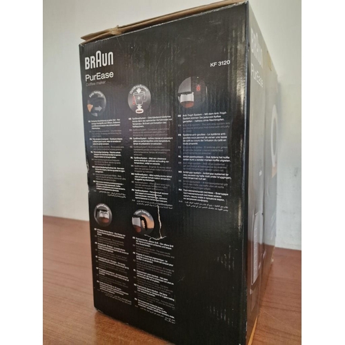 419 - Braun 'PurEase' Compact Filter Coffee Maker, (Model: KF3120), Looks Unused, in Box,