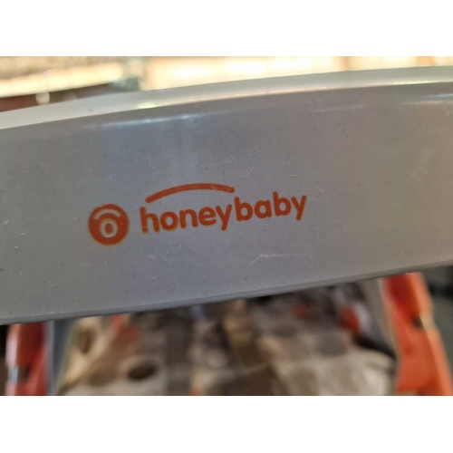 99 - 'Honeybaby' Child's High Chair with Removable Cover, Folding, (Model: HC51 - Grey)