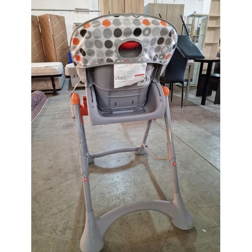 99 - 'Honeybaby' Child's High Chair with Removable Cover, Folding, (Model: HC51 - Grey)