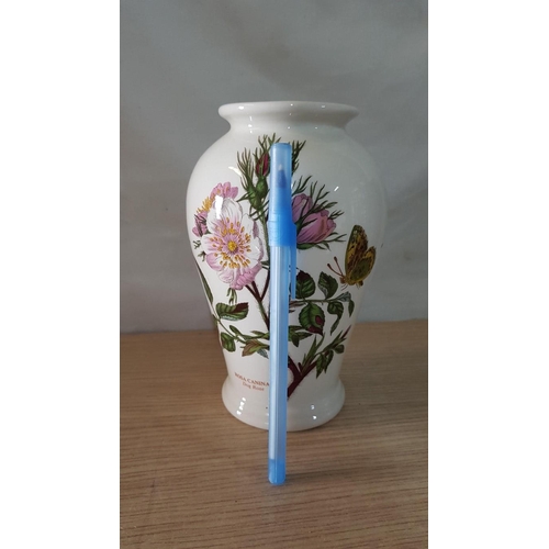 196 - Portmeirion 'The Botanic Garden' Porcelain Vase, by Susan Williams-Ellis, (Approx. H: 17cm)