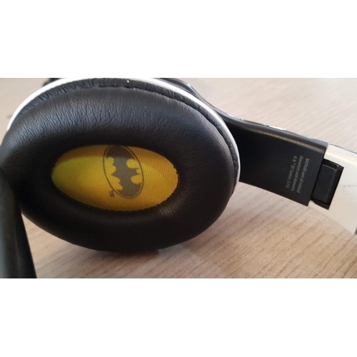 204 - 'Batman' Stereo Headphones, (Durvesh Computer World), Untested