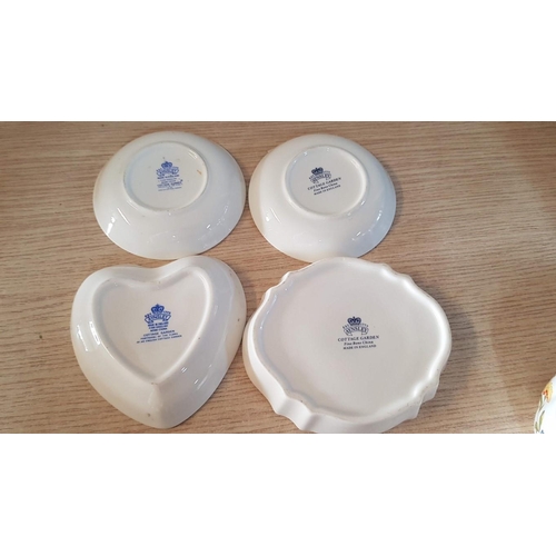 207 - Collection of Aynsley 'Cottage Garden' Fine Bone China; 4 x Assorted Dishes, (4)