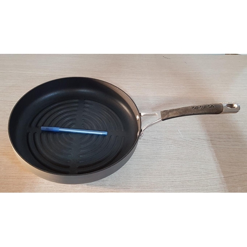 411 - 'Circulon' Non-Stick 29cm Deep Round Grill Pan, (Looks Unused)