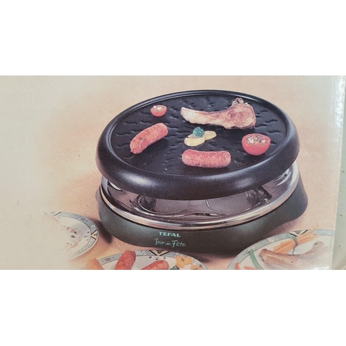 427 - Tefal Raclette, Gourmet Electric Grill, (Unused, Untested)